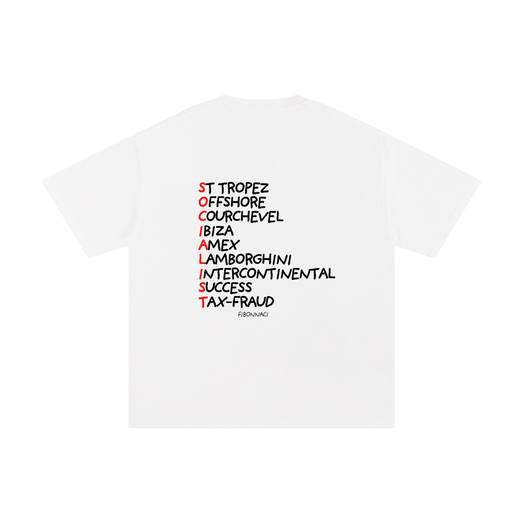 « SOCIALIST »SHIRT By Fibonnaci.