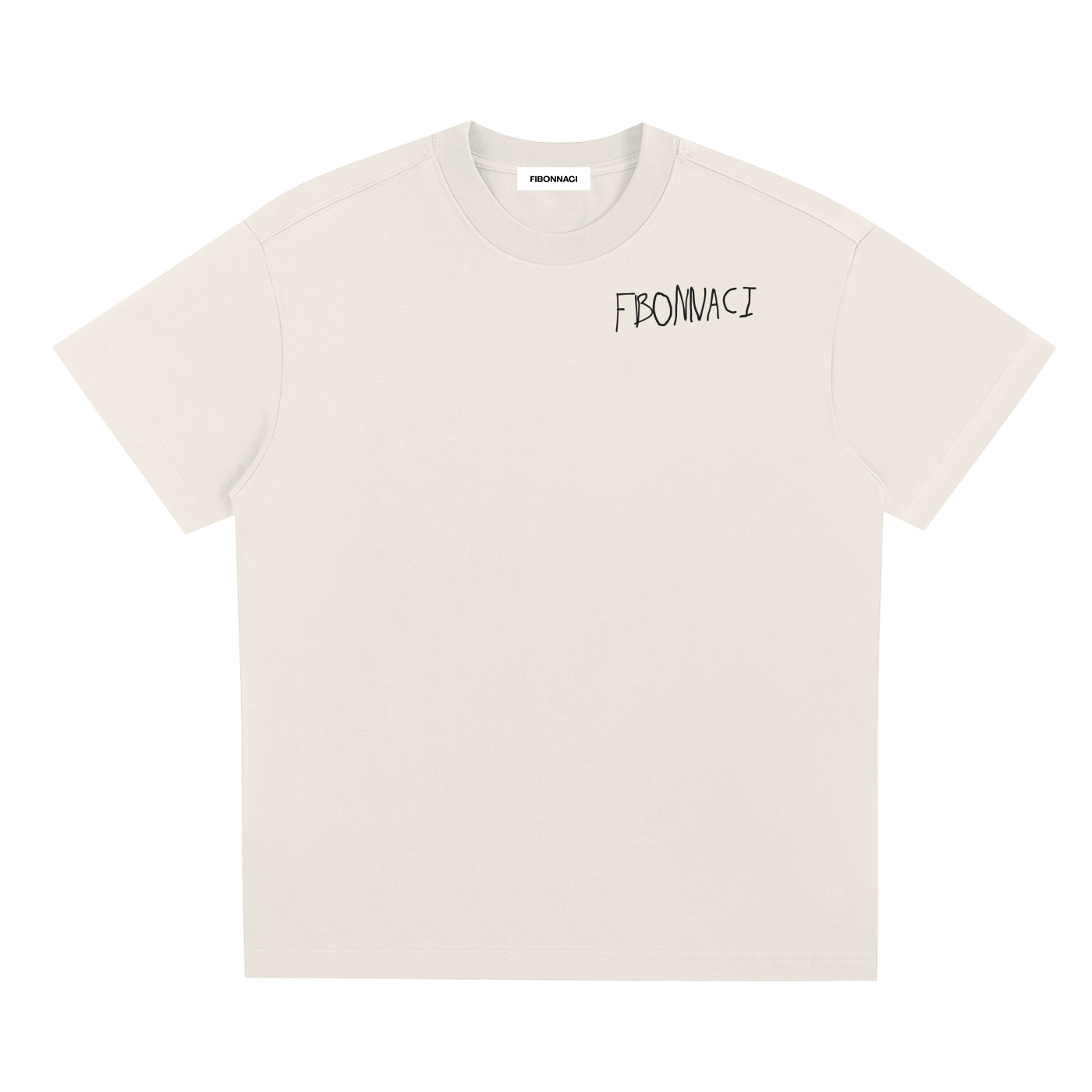 t-shirt en coton FIBONNACI drawing series