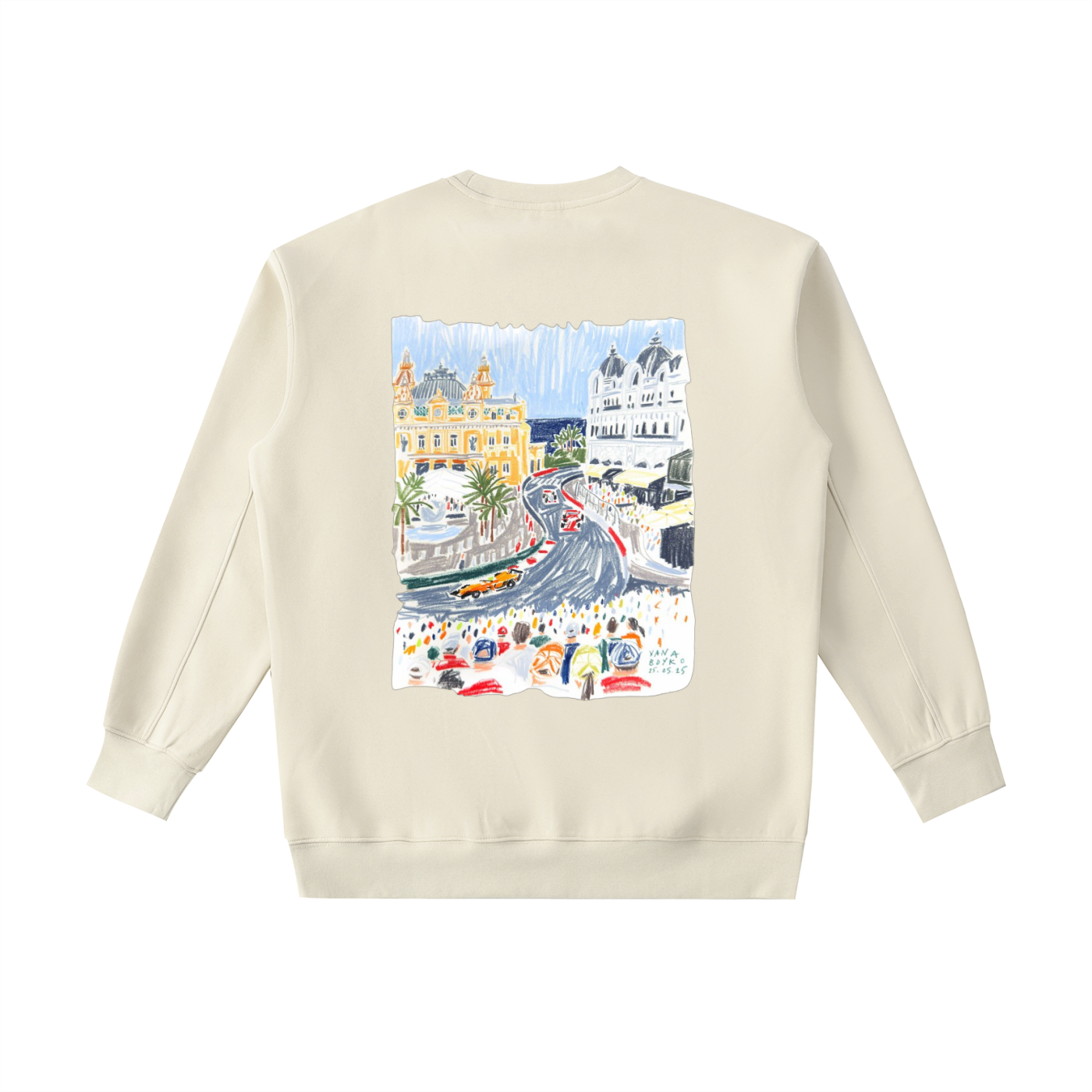 sweat edition MONACO grand prix FIBONNACI series DRAWING EDITION LIMITE (100) unités