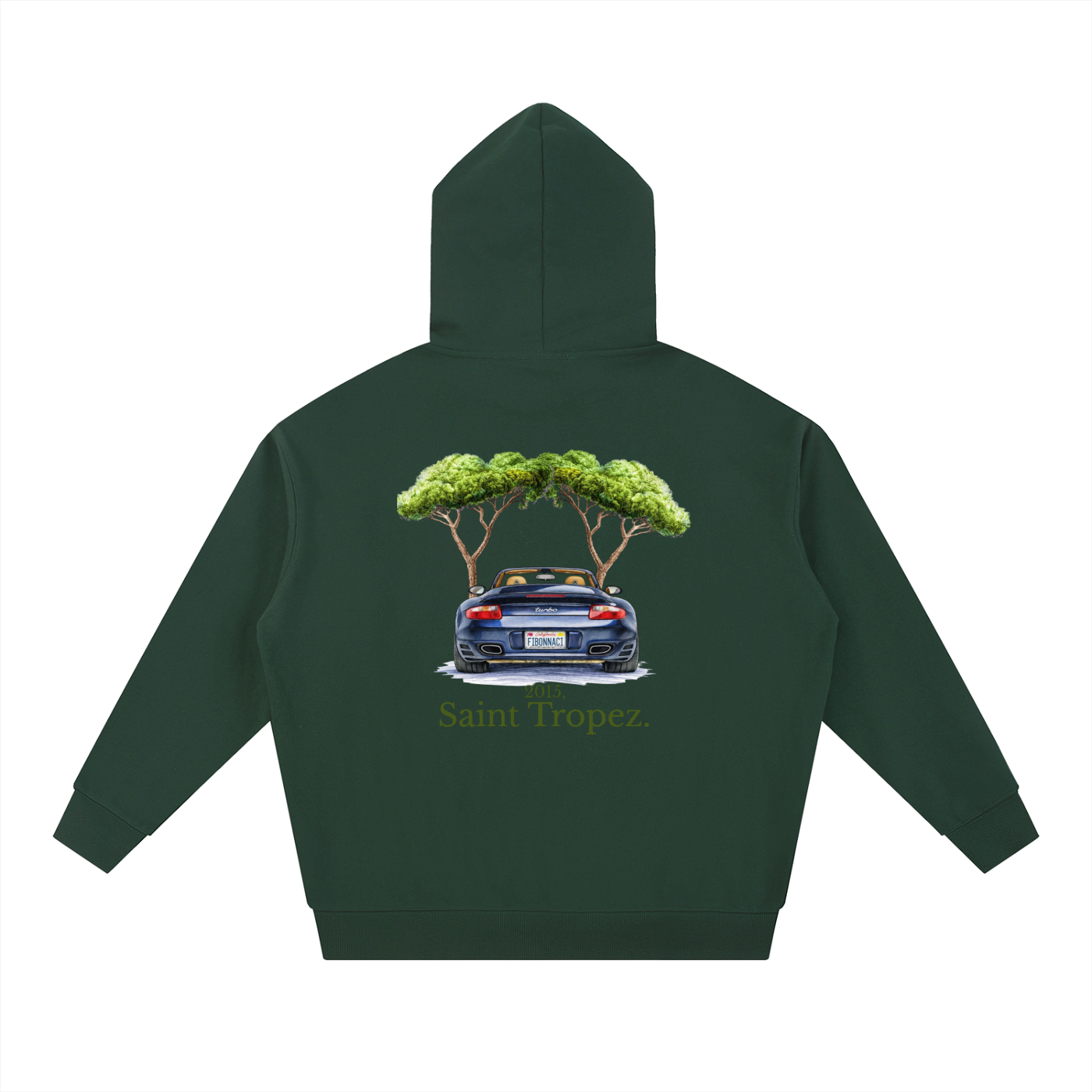 The hoodie"997 turbo St Tropez" By FIBONNACI
