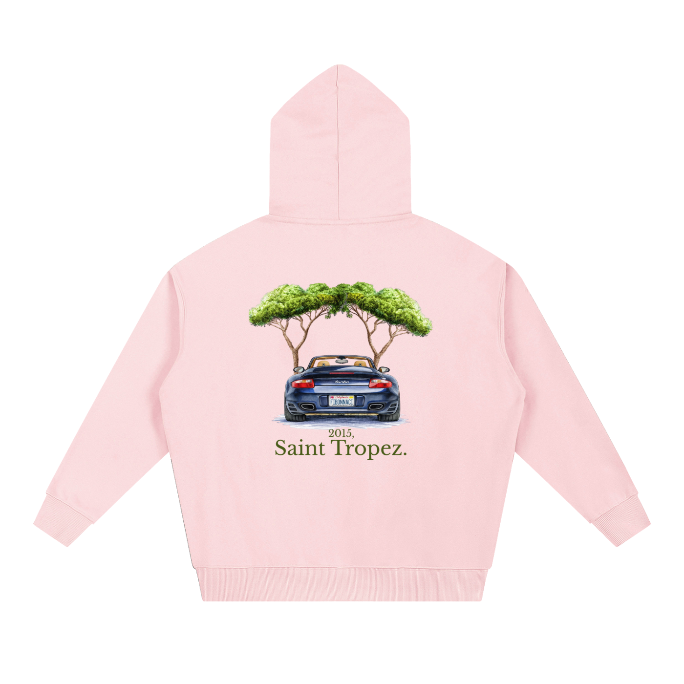 The hoodie"997 turbo St Tropez" By FIBONNACI