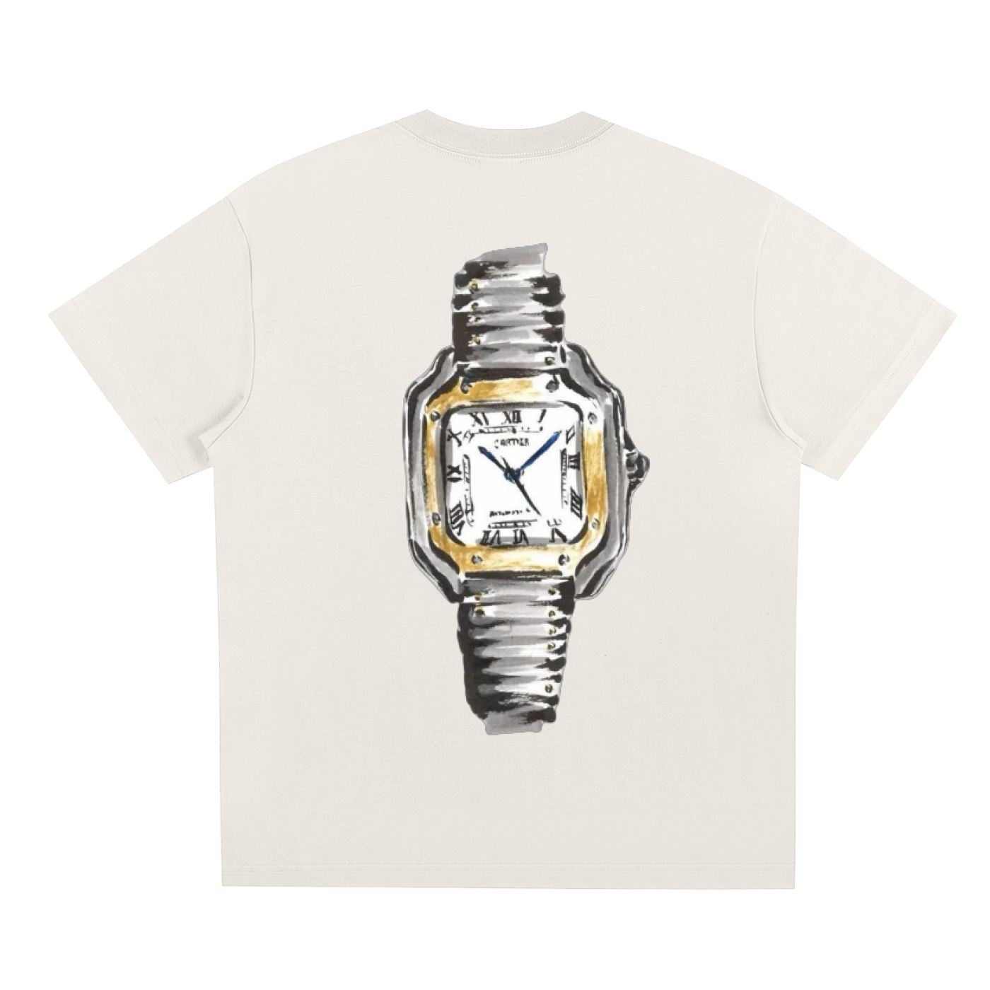 t shirt en coton series FIBONNACI drawing