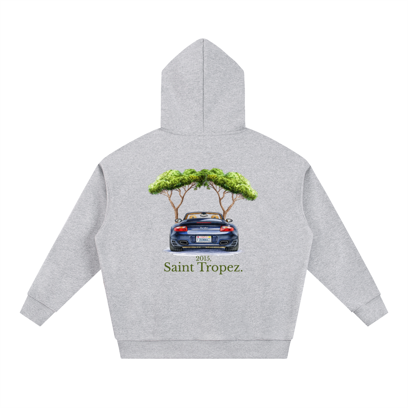 The hoodie"997 turbo St Tropez" By FIBONNACI