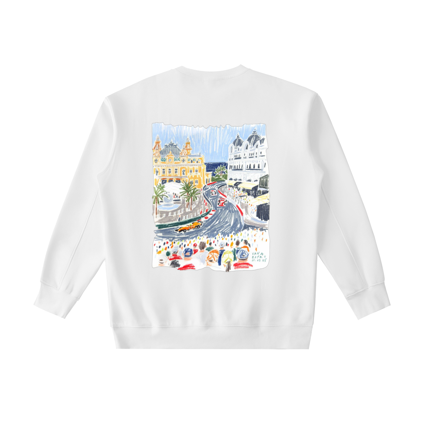 sweat edition MONACO grand prix FIBONNACI series DRAWING EDITION LIMITE (100) unités