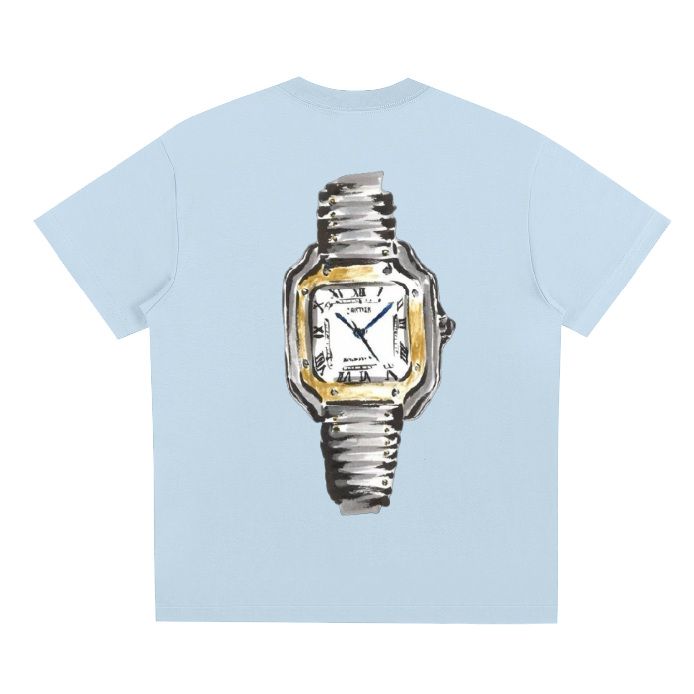 t shirt en coton series FIBONNACI drawing