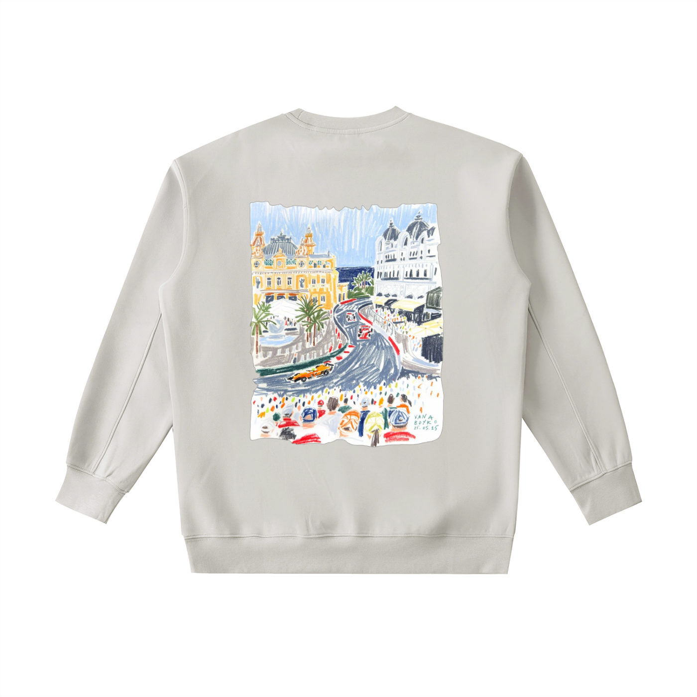 sweat edition MONACO grand prix FIBONNACI series DRAWING EDITION LIMITE (100) unités