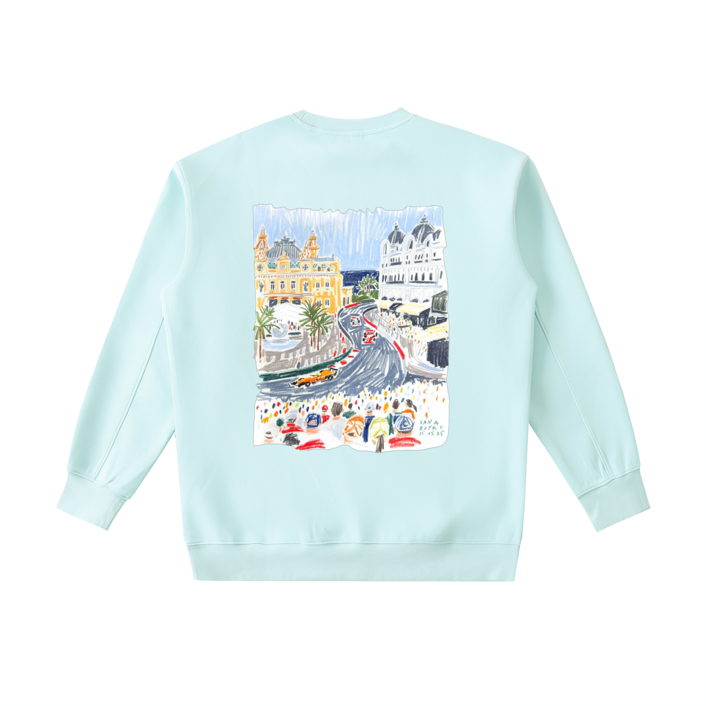 sweat edition MONACO grand prix FIBONNACI series DRAWING EDITION LIMITE (100) unités