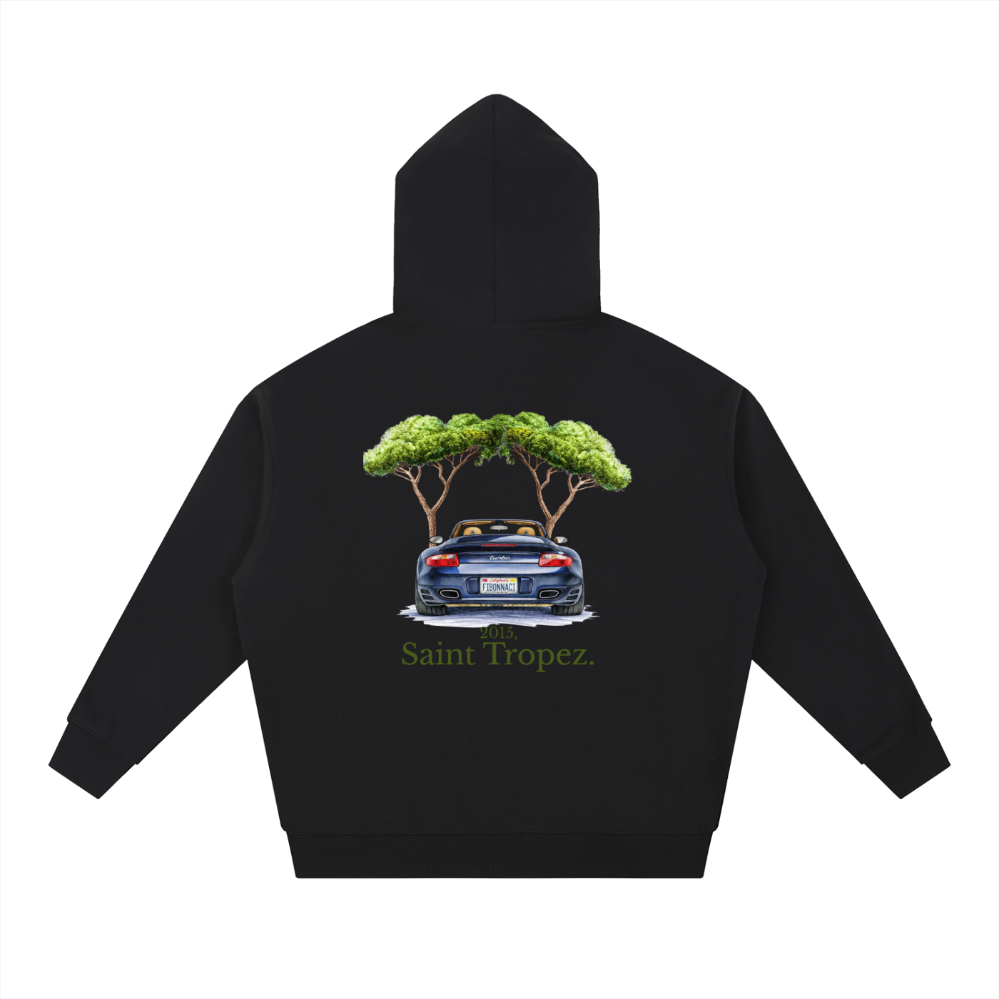 The hoodie"997 turbo St Tropez" By FIBONNACI